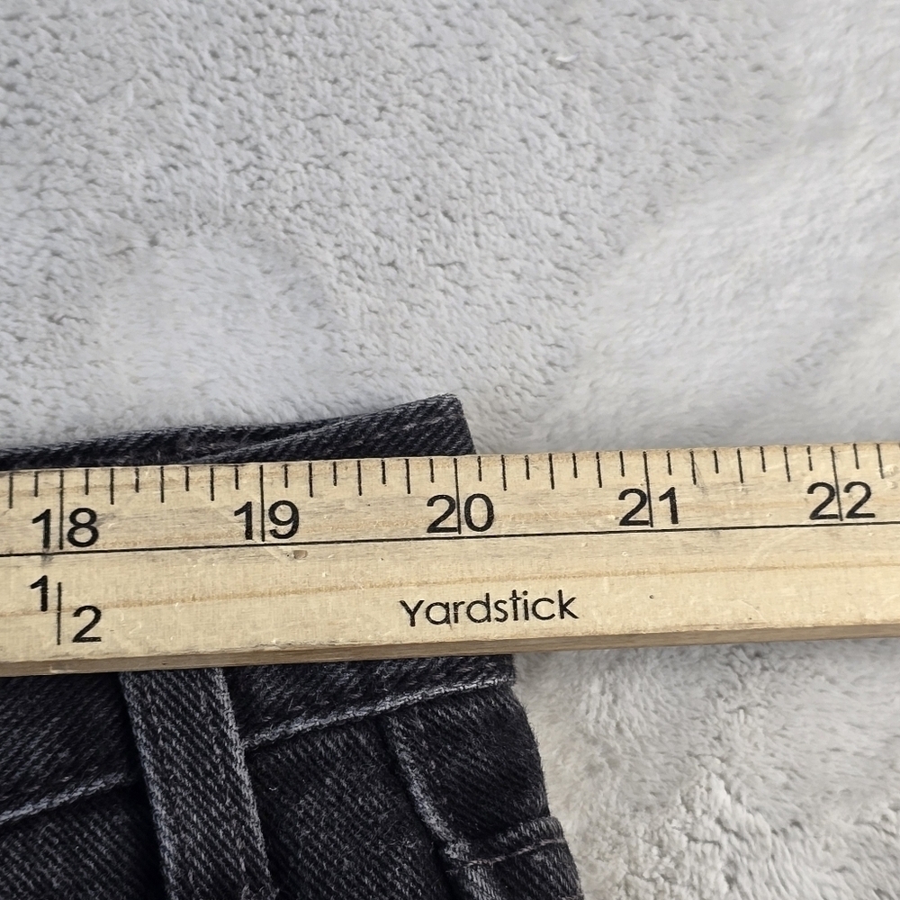 VTG Levis 550 Jeans Men FITS 40x32 Black MADE USA Denim Relaxed Fit Grunge - Picture 8 of 10